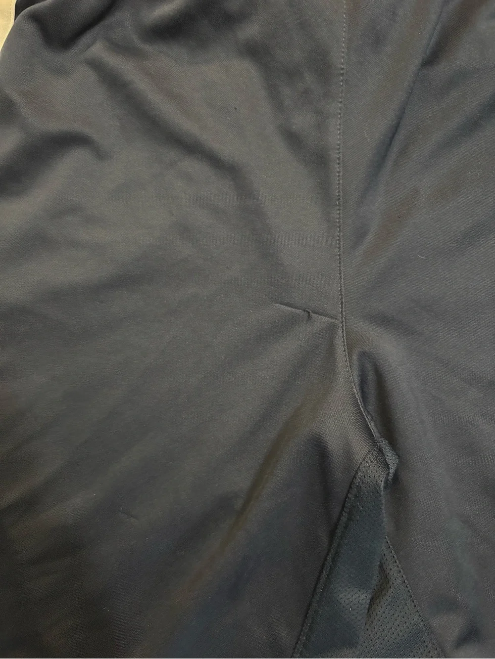 Nike Boys Navy Blue Shorts with White Side Panels